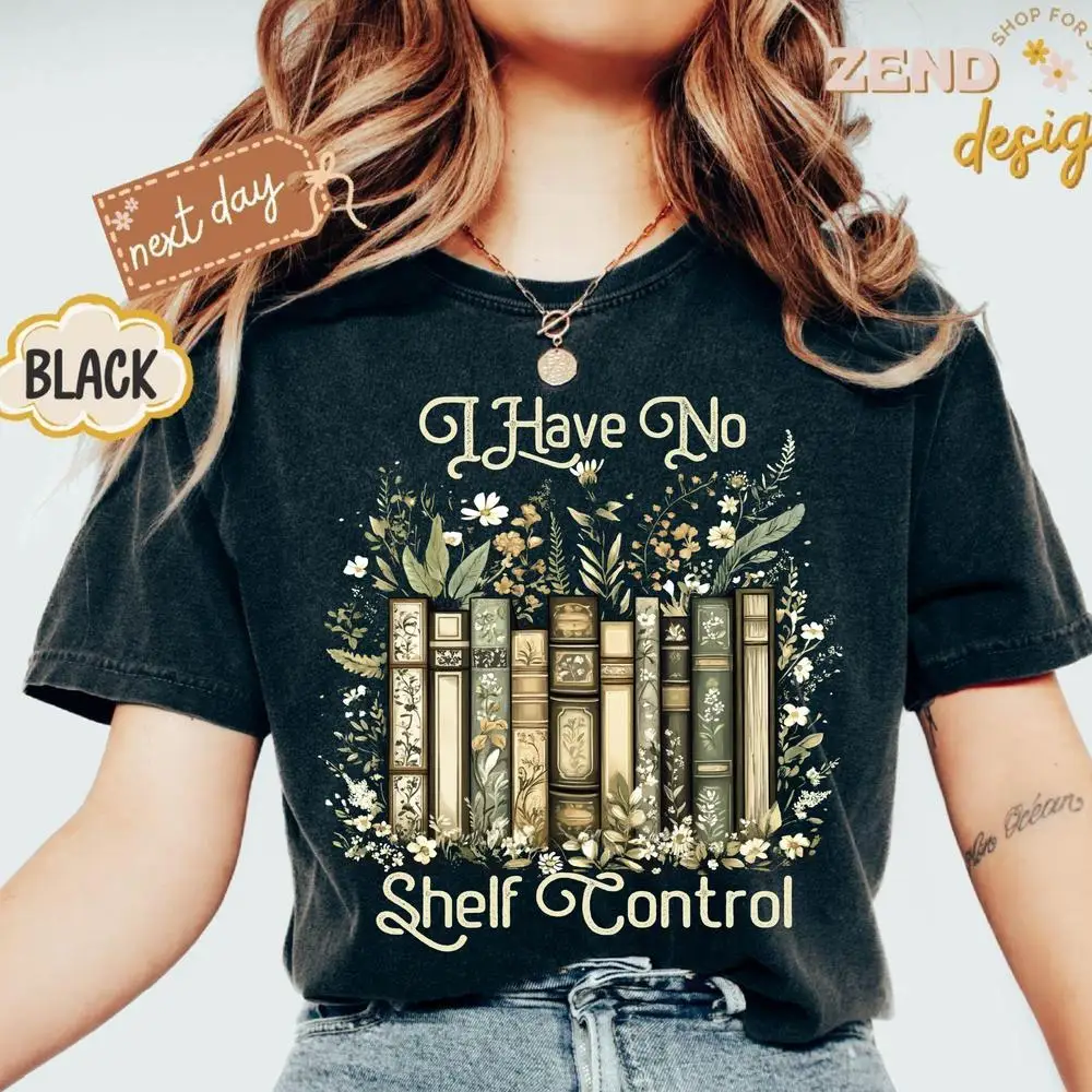 تي شيرت نسائي قطني ليس لدي قميص تحكم في الرف قميص قراءة المعلم مطبوع جرافيك تي شيرت بأكمام قصيرة قطع علوية قصيرة