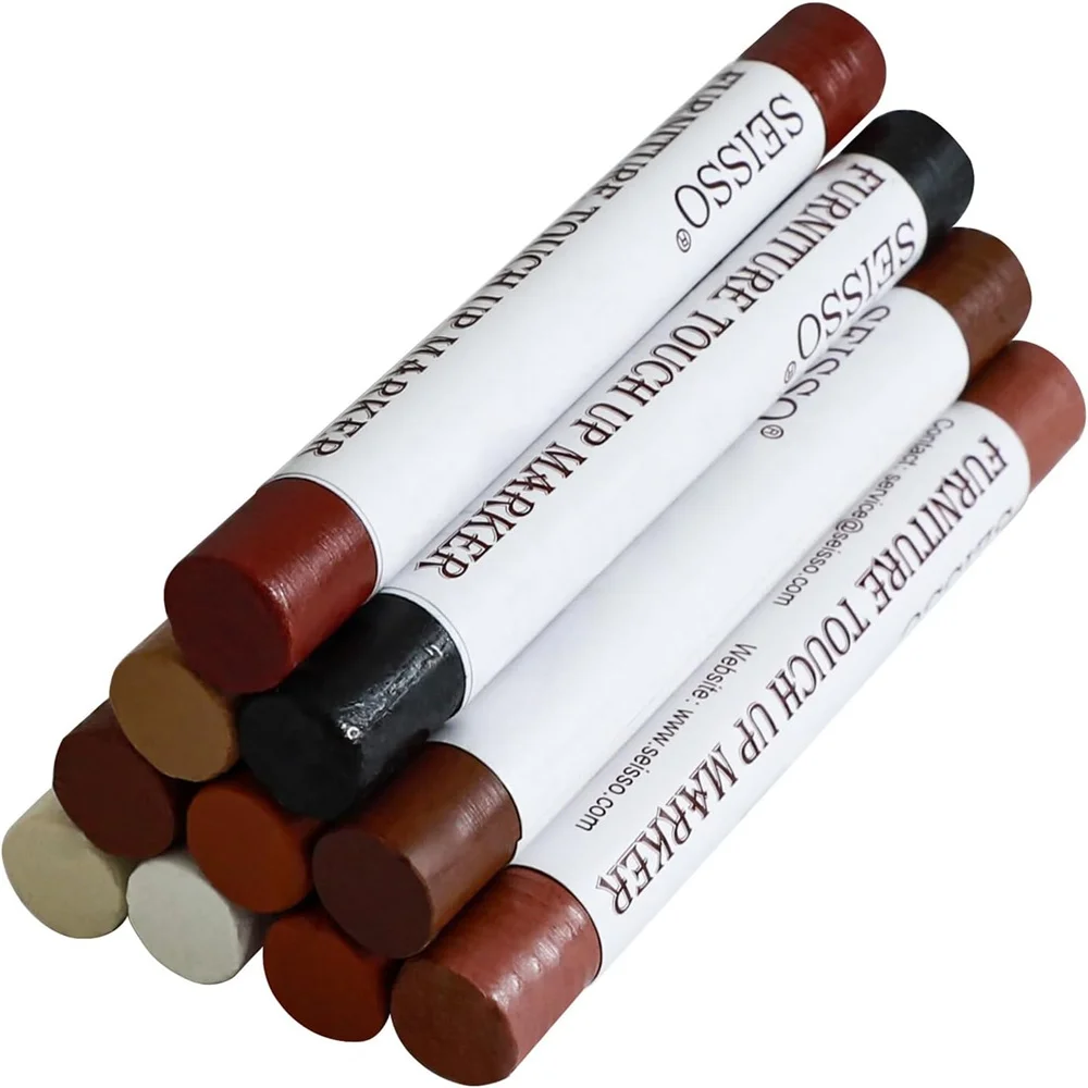 10 قطعة الأثاث الخشبي اللمس حتى مجموعة أقلام الطابق الباب مكتب علامات و حشو العصي الخشب مركب الخدوش إصلاح وكيل استعادة أداة