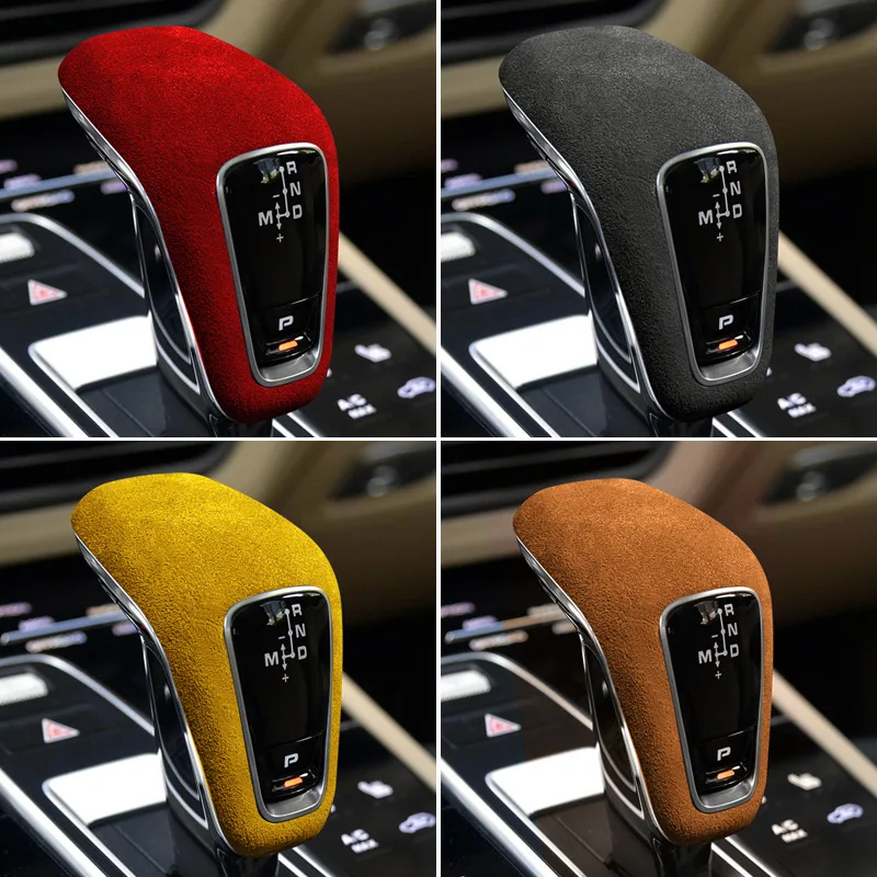 for Porsche Cayenne 9YA MK3 2018 2019 2020 2021 2022 2023 Car Gear Shift Knob Cover Protective Shell Car Spare Parts Accessories