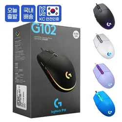 로지텍 G102 2세대 게이밍마우스 게임용 게임 컴퓨터 사무용 서든 롤 배그 병행 정품