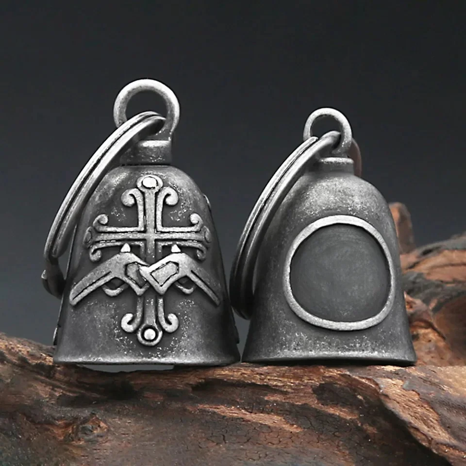 AliExpress TOGA PULLA New Fashion Motorcycle Bike Bell Angel Wing Wheel Keychains For Men 316L Stainless Steel Punk Rock Jewelry Lucky Gifts Wholesale