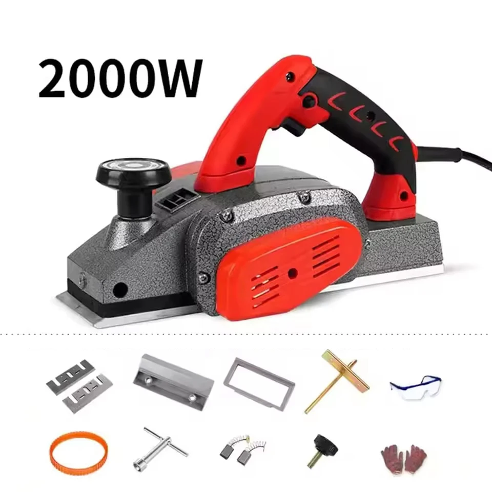 Pialla Elettrica per Lavorazione del Legno 220V, Fresatrice Elettrica ad Alta Potenza, Utensile per Fresatura, Incisione e Scanalatura del Legno