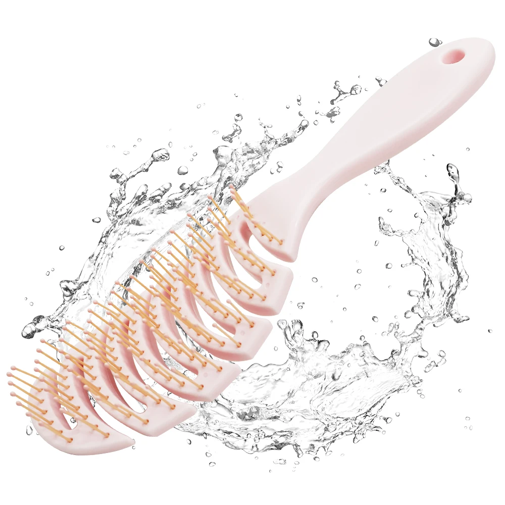 Hollow Out Hair Brush Scalp Massage Combs Hair Styling Detangler Hairbrush Fast Blow Drying Detangling Tool Wet Dry Curly Hair