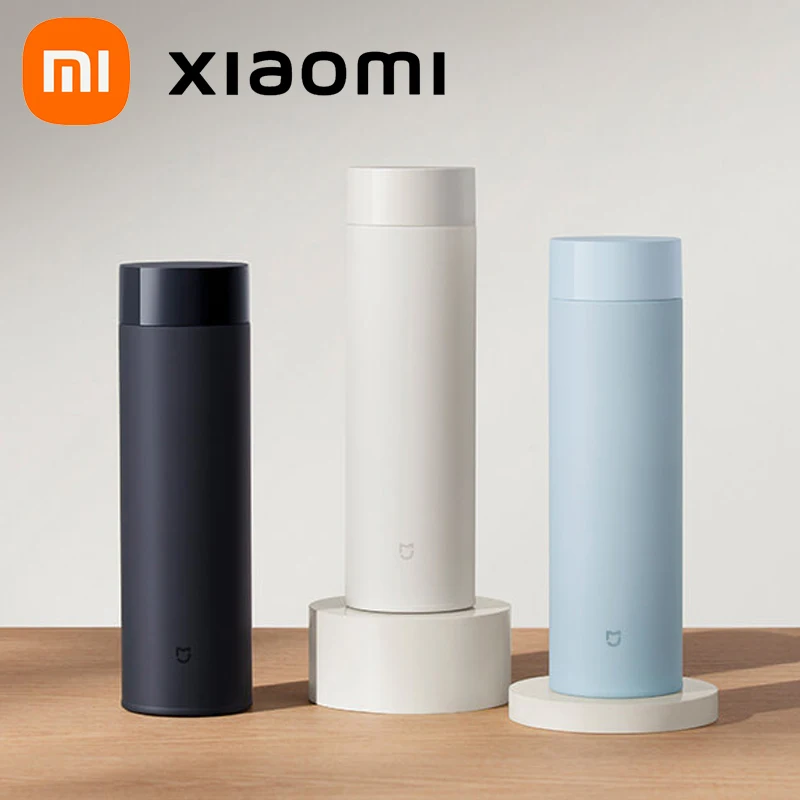 Mijia Xiaomi Light Enjoy Thermos 500ml Izolowana na ciepło i zimno Butelka na wodę unisex ze stali nierdzewnej 316L Lekka, przenośna