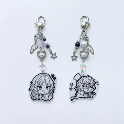 Sigma/Hoholʼ beaded keychains, anime Y2k handmade