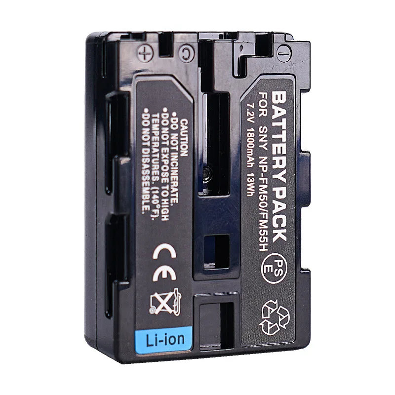 7.2V 1800mAh The NP-FM50 is suitable for Sony NP-FM51 NP-FM55H CCD-TRV118 CCD-TRV128