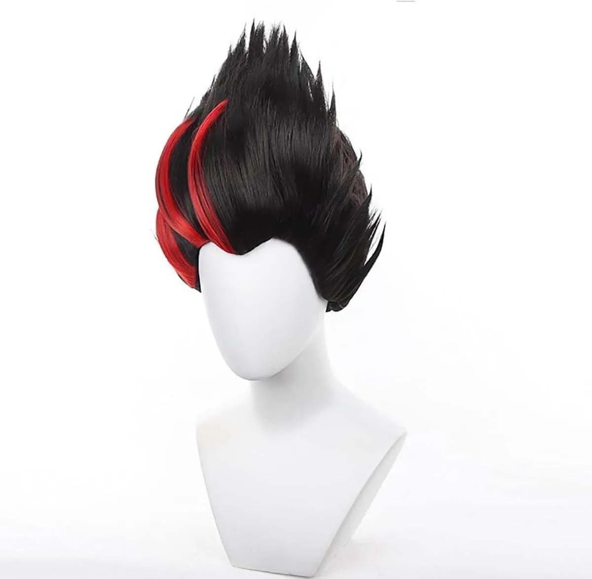 Game Blue Lock Barou Shouei Cosplay Black mixed Red Short Hair Wig for Men