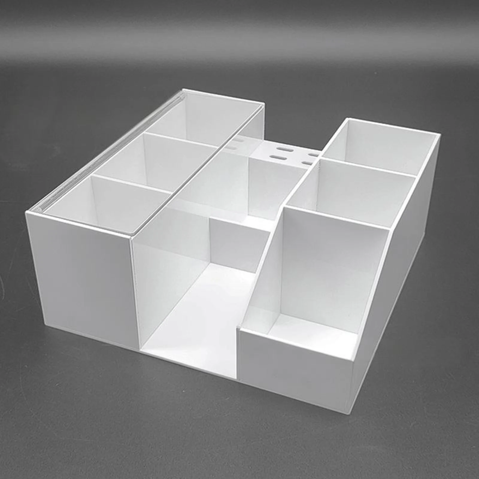 6分割まつげエクステオーガナイザー大容量ディスプレイメイクアップオーガナイザーピンセット用メイクアップアクセサリーまつげ用品