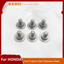 OTOM Motorcycle M6 Fork Guard Bolt Stainless Steel  For HONDA CR125 250 CRF250R CRF250RX CRF450R CRF250L CRF450RX Motocross Part