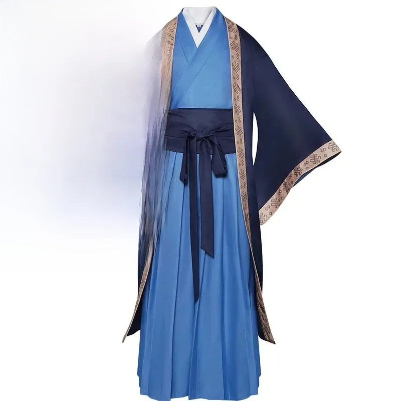 Kostium cosplay Jinshi z anime "Apothecary Diarie" – męski strój kimono z nakryciem głowy, inspirowany Kusuriya No Hitorigoto, idealny na Comic Con. — 2