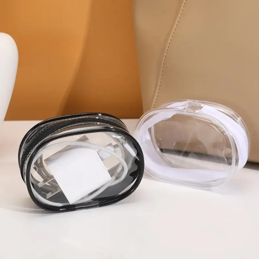 1 Piece Black/white Charger Storage Bag, Compact Design, Perfect for Headphones, Chargers, and Travel Accessories - Image 4