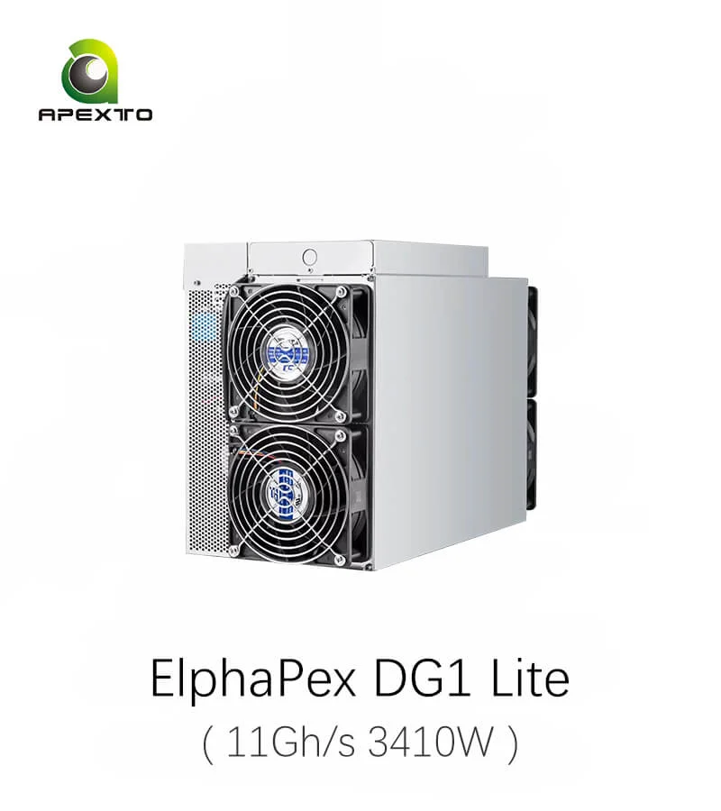 

INSTANT SHIPPING Elphapex DG1 Lite 11G 3410W Dogecoin Litcoin Bells Miner BUY 2 GET 1 FREE