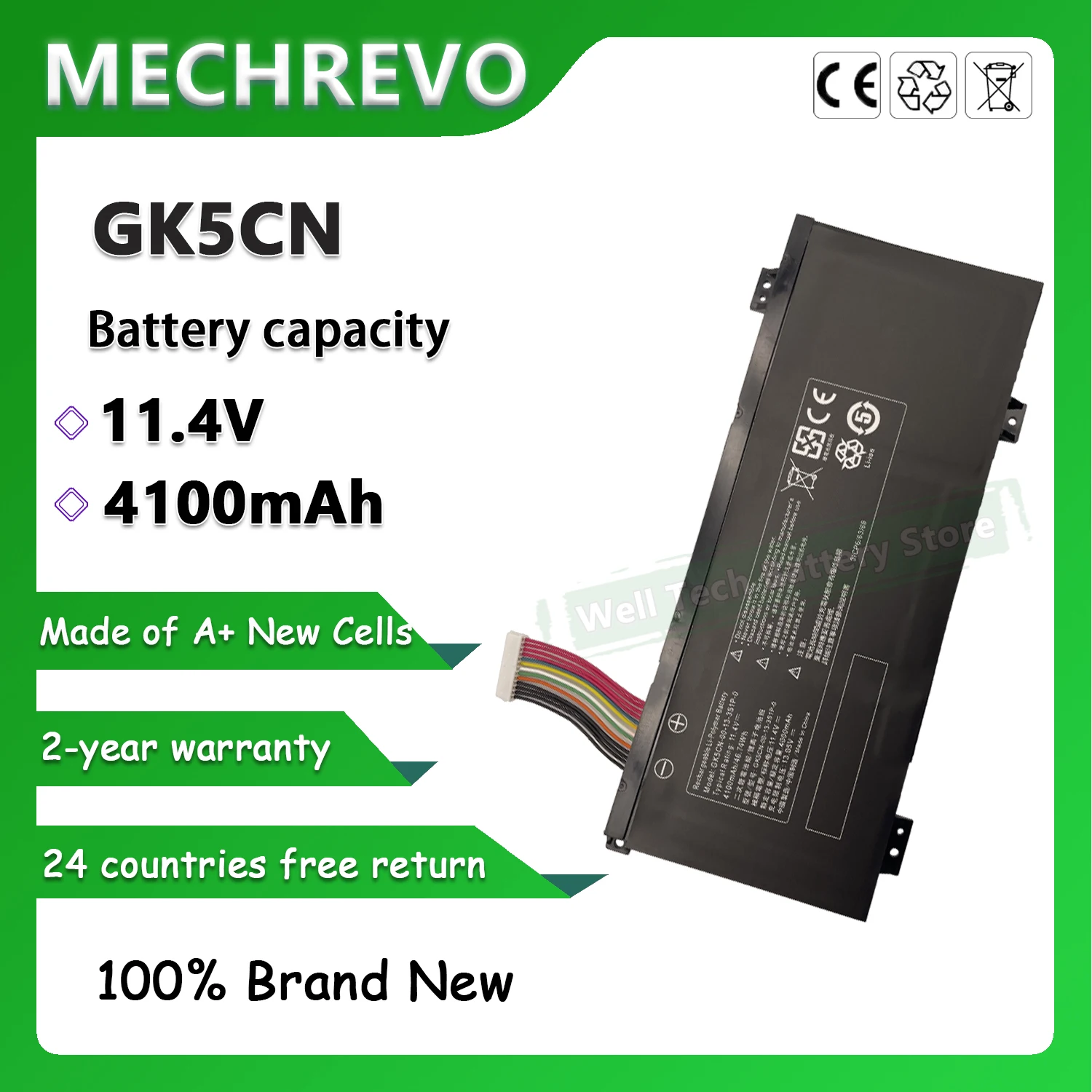 GK5CN-00-13-3S1P-0 Laptop Battery For Hasee G7 X8Ti GK5CN4X X8Ti Plus GK5CN6Z Z2 GK5CN MECHREVO X8Ti T90 Plus-TB T90-T3p X8Ti