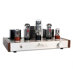 Oldchen EL34 6SN7 5U4G Single-Ended Amplificateur à tube  HIFI EXQUIS, classe A, point à point, Bluetooth 5, LaoChen ampli à lampe couleur argent