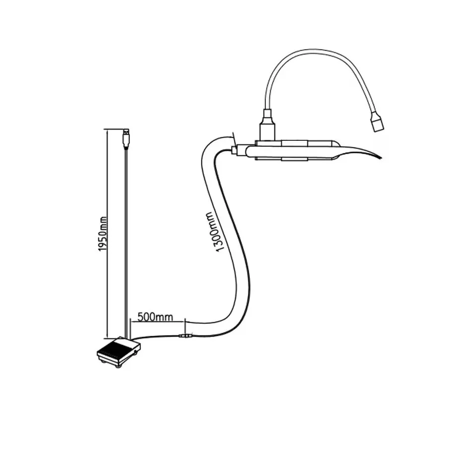 Usb novo modelo uv led pinças de cílios lâmpada led pinças de luz de cura uv com tampa de lâmpada substituível