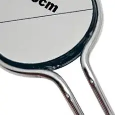 Wysokiej jakości stomatologiczne lusterko do jamy ustnej, odporne na zaparowanie, rodowane lusterka odblaskowe z uchwytem, dwustronne, wielokrotnego użytku.