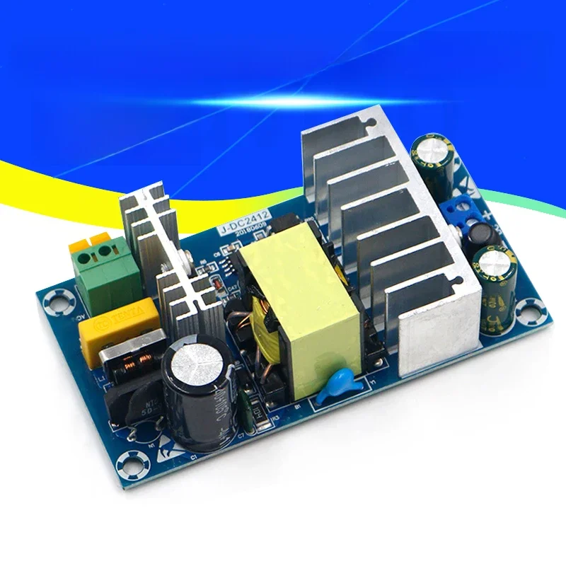 1-5szt Moduł zasilacza AC 110v 220v do DC 24V 4A 100W AC-DC Płytka zasilacza impulsowego 828 Promocja Javino — zdjęcie 2