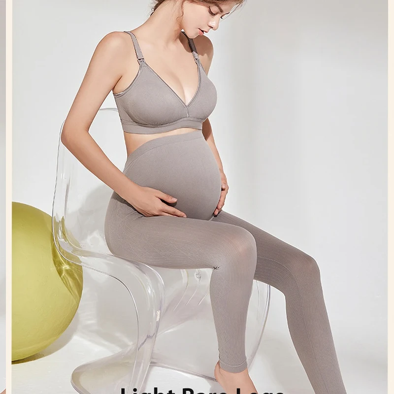 Yoga Pants Elastic High Waist Maternity Leggings Skinny For Pregnant Women Belly Support Postpartum Body Shaper Fitness Trousers