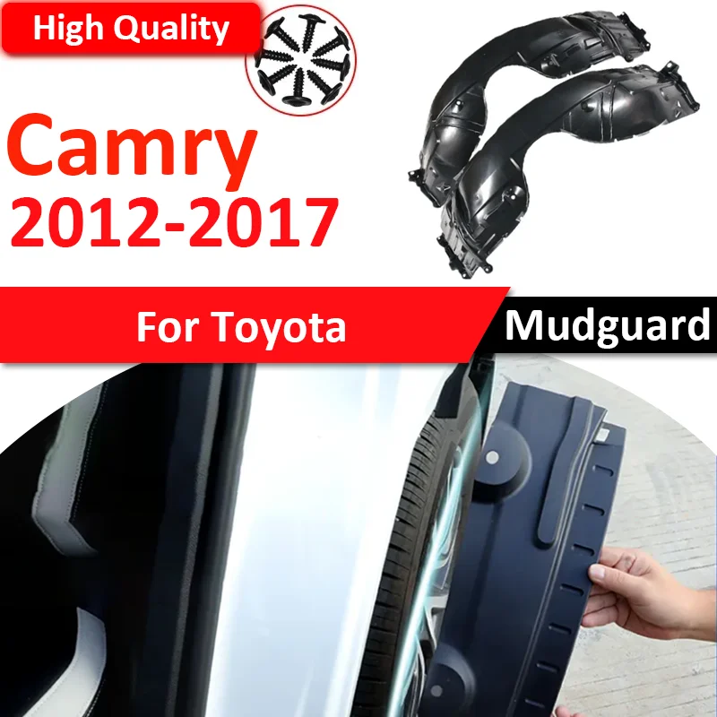 for Toyota Camry Aurion Daihatsu Altis XV50 2012~2017 Car Mud Flaps Special Front Door Rear Wheel Fender Modification Mudguard