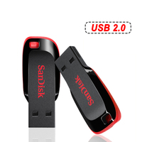 Sandisk Pendrive 128gb 64gb 32gb 16gb Mini USB Flash Drive 32 64 128 16 GB Pen Drive 2.0 USB Stick Disk on Key Memory For Phone