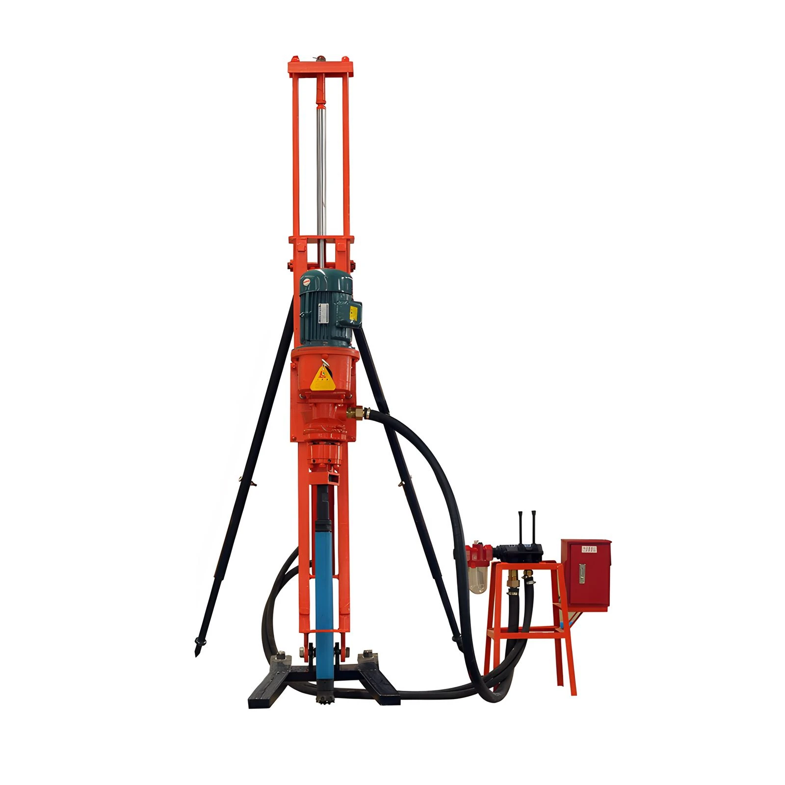 Cheap Small Borehole Portable DTH Rack drill rig Pneumatic simple ROCK Drill Rotary gold Mine Drilling Rig