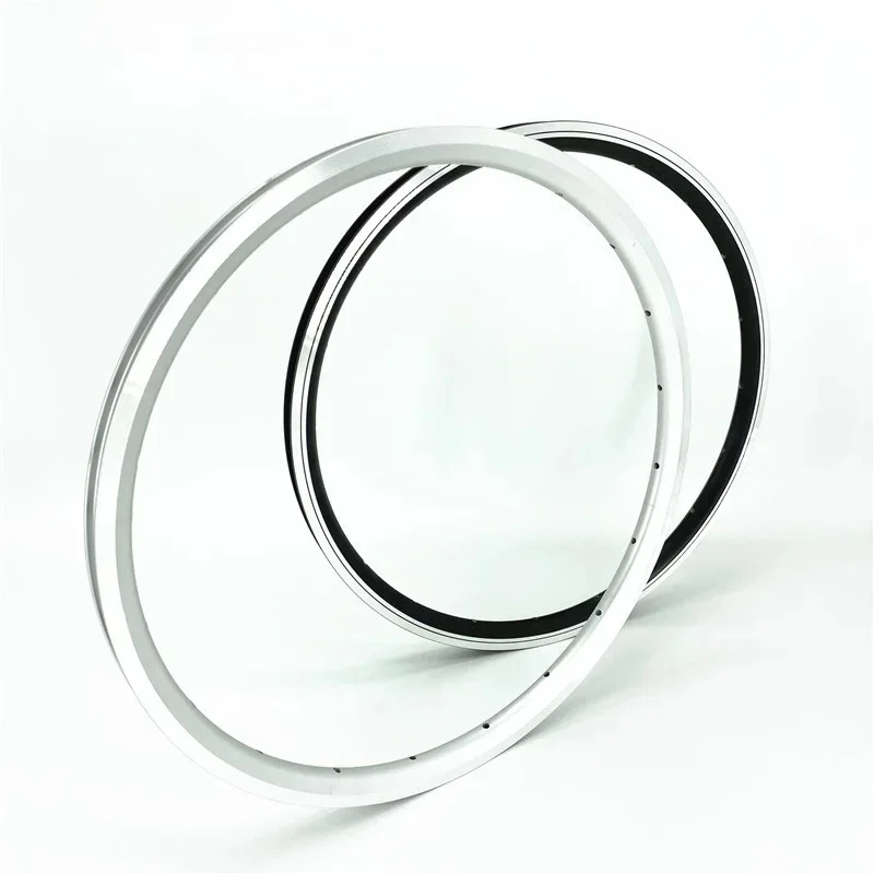 AliExpress Litepro 406 Folding Bike Rims Double Wall Aluminum Alloy Rim Schrader Valve 20H 24H 28H 32H 36H Disc/ V Brake Rims Black Silver