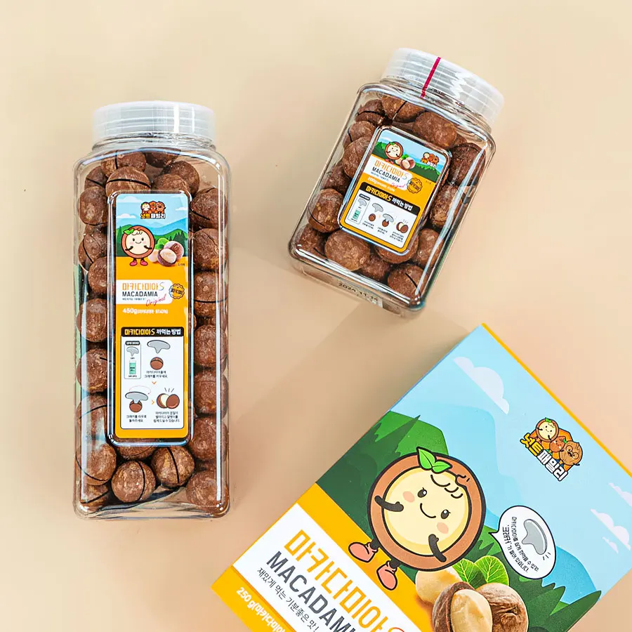 껍질까먹는 마카다미아S 200g 250g 450g