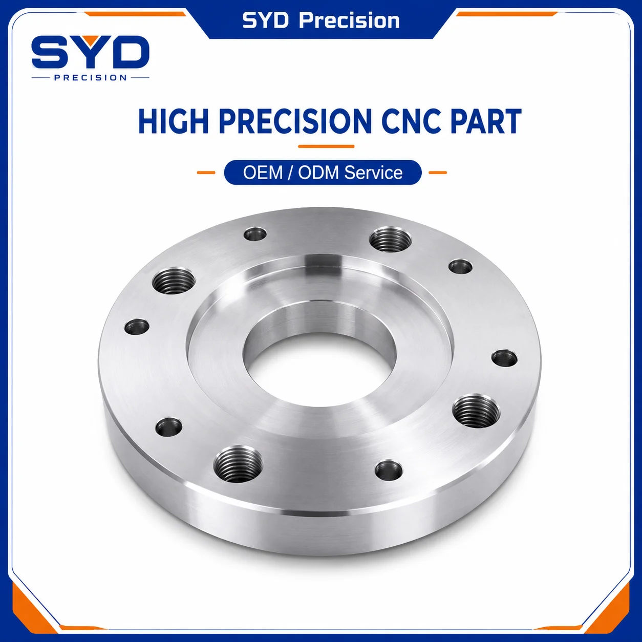 Custom Precision CNC Parts Aluminum Machined Components Stainless Steel Turning Milling Service