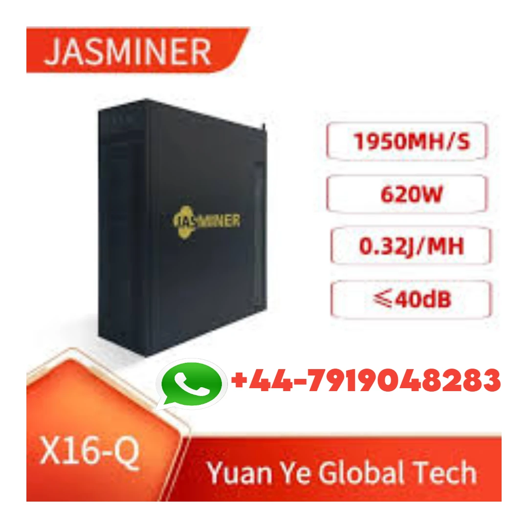 

AP READY TO SHIP JASMINER X16Q 1950Mh/s 620W ETC miner 8G Memory wifi 3U ETC ZIL Ethash ETHW Miner