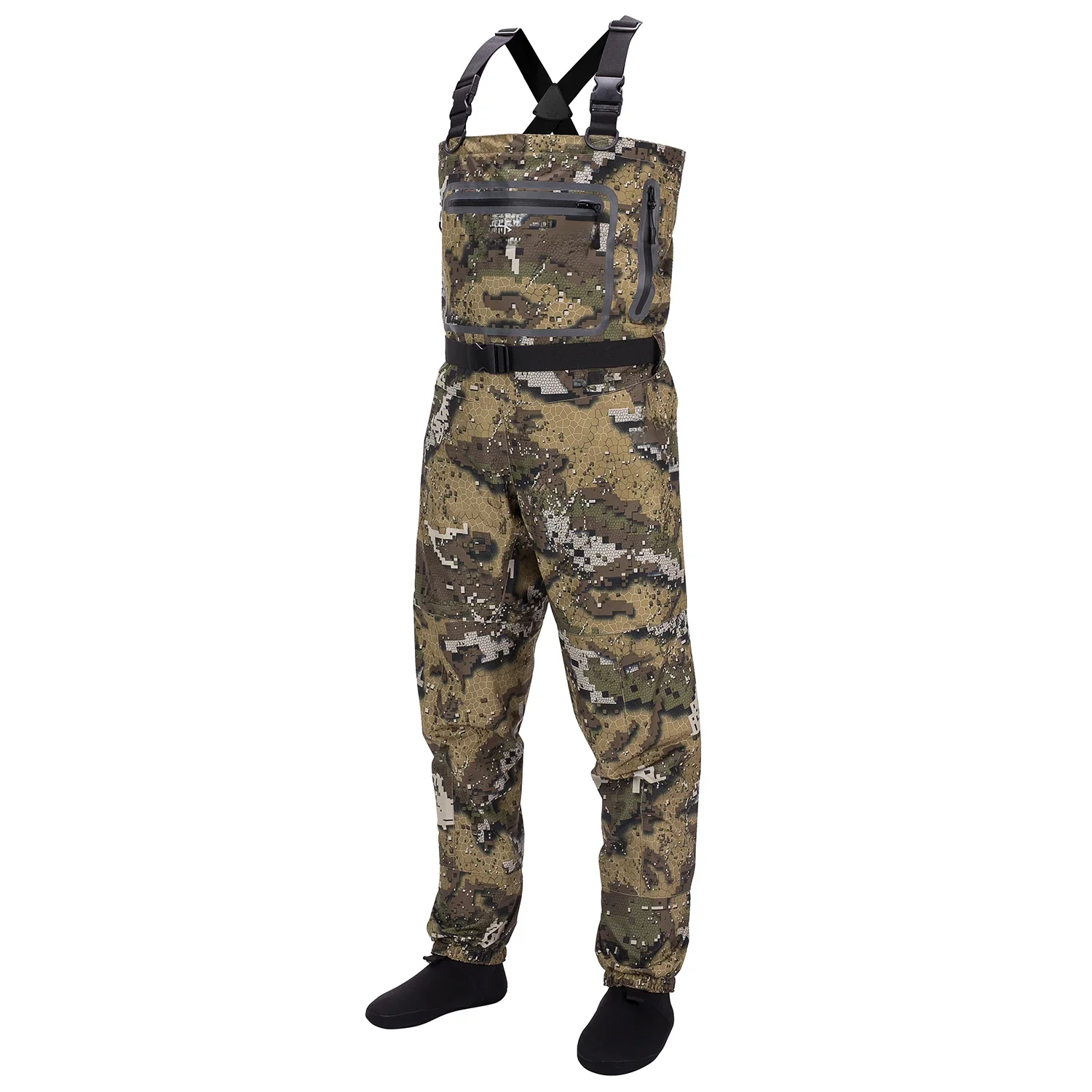 Bassdash Veil Camo Chest Stocking Foot and Boot Foot Fishing Hunting Waders dla mężczyzn Oddychające i ultralekkie w 13 rozmiarach — zdjęcie 2
