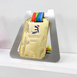 Marathon Medal Display,High-Quality Stainless Steel Laser Engraving,Marathoner Gift ,Medal Collection Organize