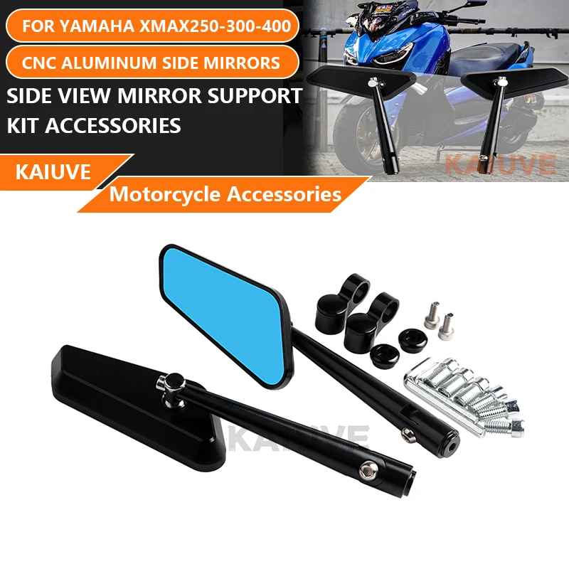 Motorcycle Rearview Mirror CNC Aluminum Side Mirrors For YAMAHA XMAX250 XMAX300 XMAX400