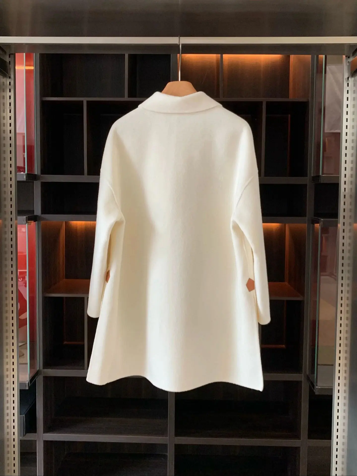 معطف نسائي أنيق من الصوف والكشمير #2