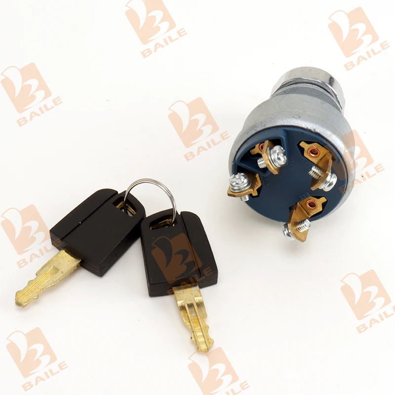 E320C Lgnition Switch Key 9G7641 9G-7641 For Caterpillar CAT 4 Wire 0959269 Start Switch