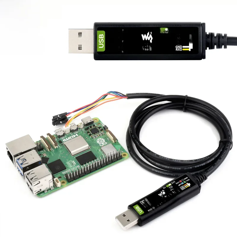 Przemysłowy kabel szeregowy USB na TTL FT232RNL USB na TTL przemysłowy UART może do debugowania terminali Raspberry Pi 5. — zdjęcie produktu 7