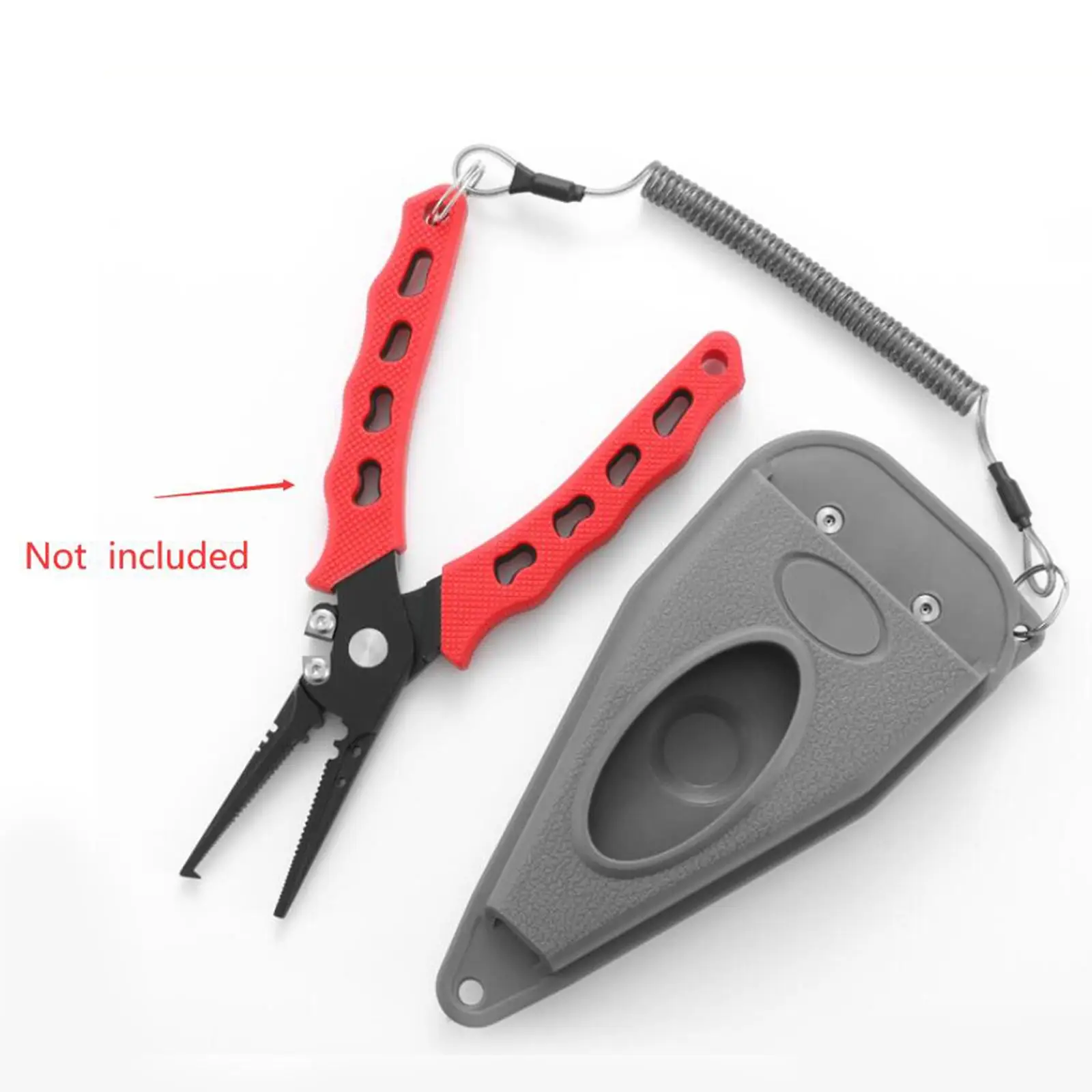 كماشة الصيد غمد الحقيبة مع ملفوف الحبل حامل أداة الصيد لمزيل هوك معدات الصيد أداة الجيب الواقي