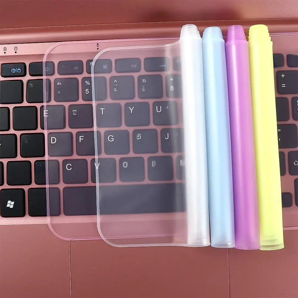 Uniwersalna osłona laptopa klawiatura skóra pyłoszczelna wodoodporna spersonalizowana silikonowa osłona ogólny notebook 12-14 cali 15-17 cali — zdjęcie 2