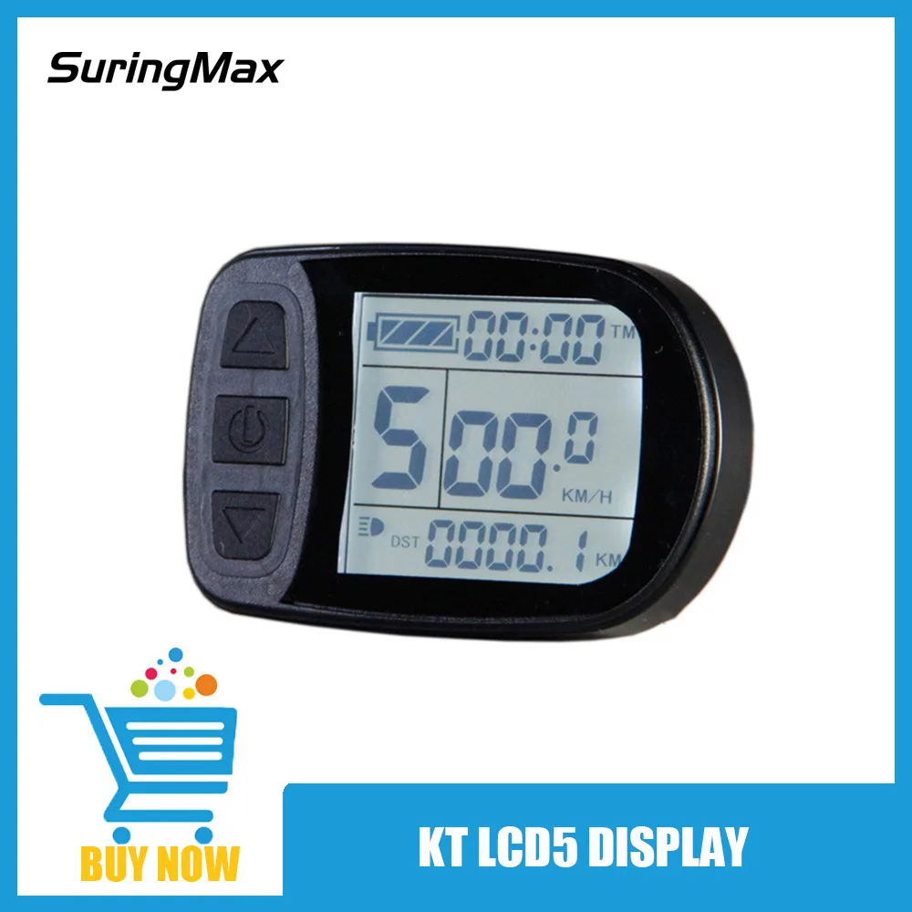

KunTeng-LCD5 Display, Electric Bicycle Bike Part, 24V/36V/48V, KT Protocol, 5 Pin, Intelligent Display, Waterproof Connection