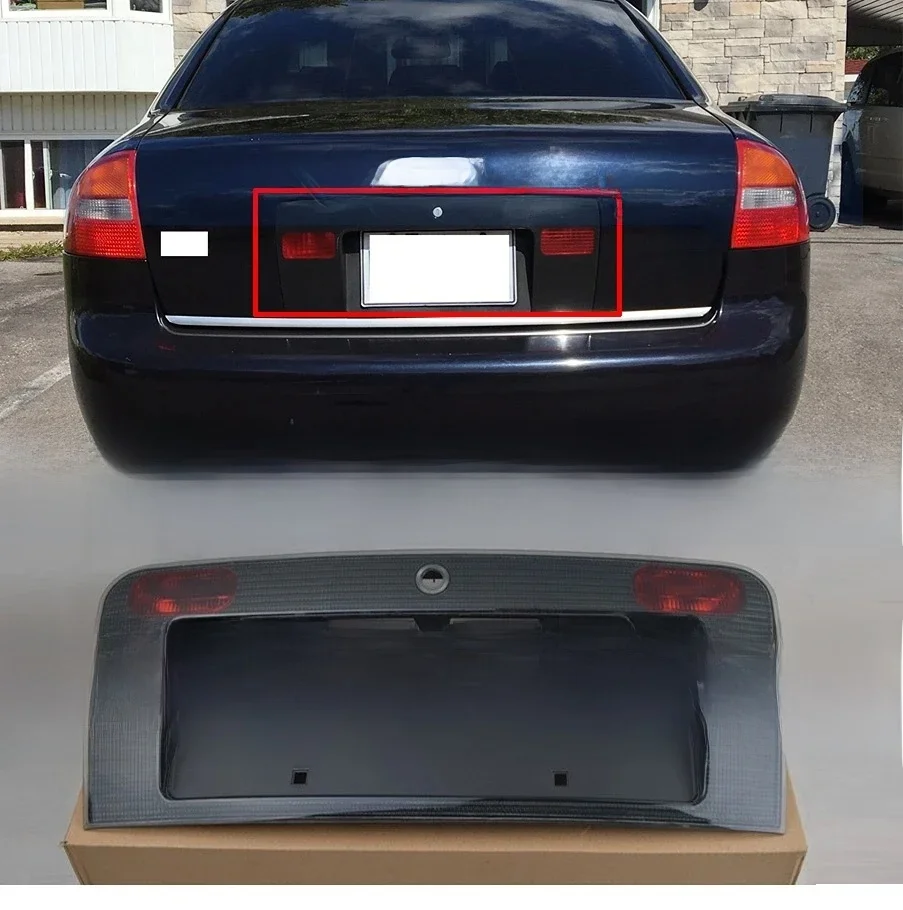 CAPQX dla Audi A6 C5 1998 1999 2000 2001 2002-2004 3.0L z tyłu numer podświetlany ramki lampka tablicy rejestracyjnej osłona z uchwytem akcesoria samochodowe — zdjęcie 2