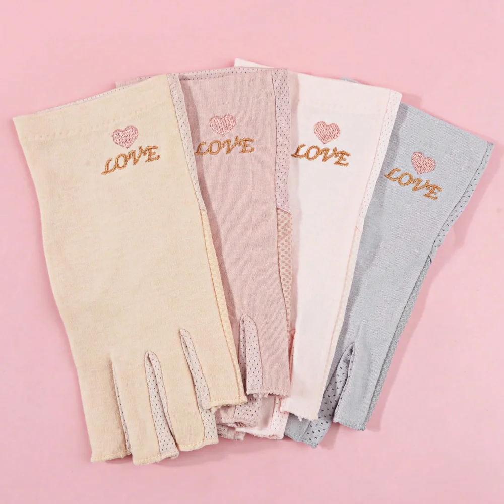 1 paio Klimonla Anti Lampada per unghie Anti-Ultravioletti Anti-Illuminazione Fototerapia Guanti senza dita, Forniture per unghie, Strumenti per unghie