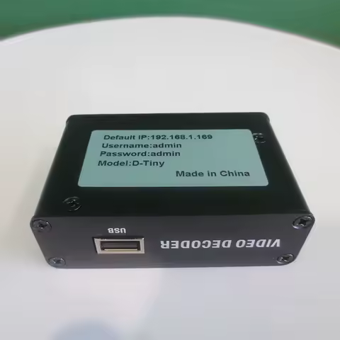 D-Tiny 4K H.265 H.264 Live Media Streaming Video HDMI HD 1080P IPTV Decoder With USB Decoding RTSP HTTP TS FLV HLS RTMP UDP SRT