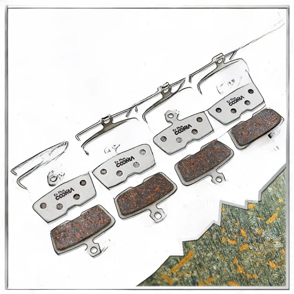 AliExpress COOMA SPORT 4 Pairs, Bicycle Brake Pads for AVID SRAM DB8, Code, CODE R (2011 to Now), Guide RE Caliper, Ex Plus