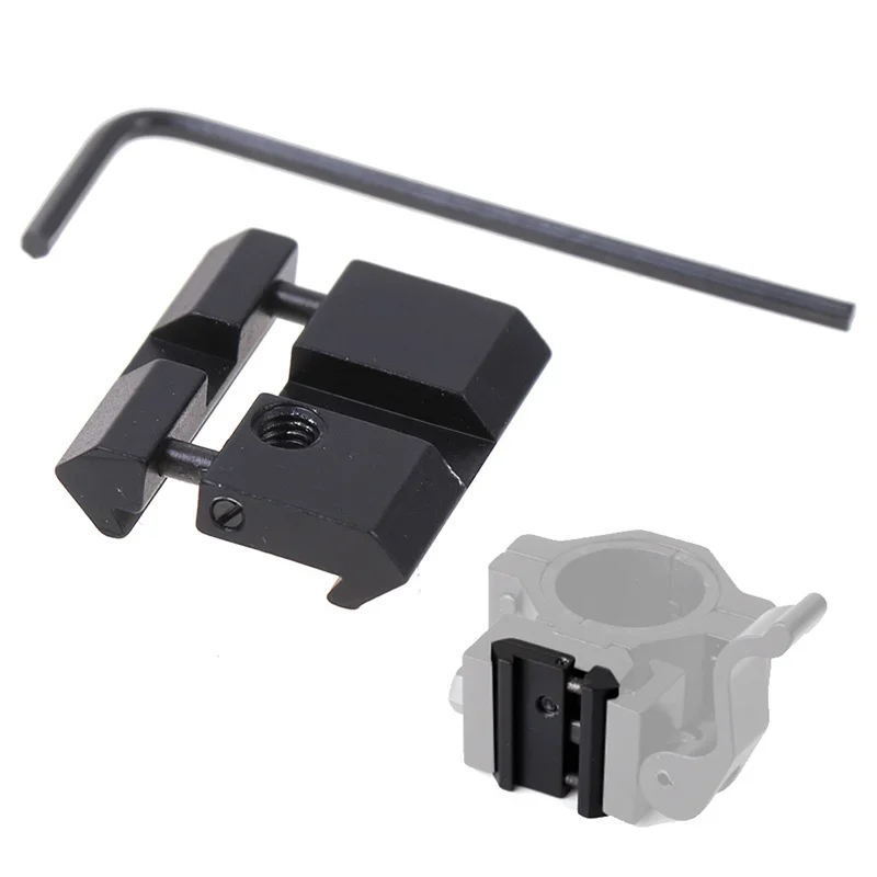 Adaptateur de portée, Base de montage, queue d'aronde de 11mm à 20mm, support sur Rail Picatinny, accessoire de convertisseur d'anneau de fusil de chasse