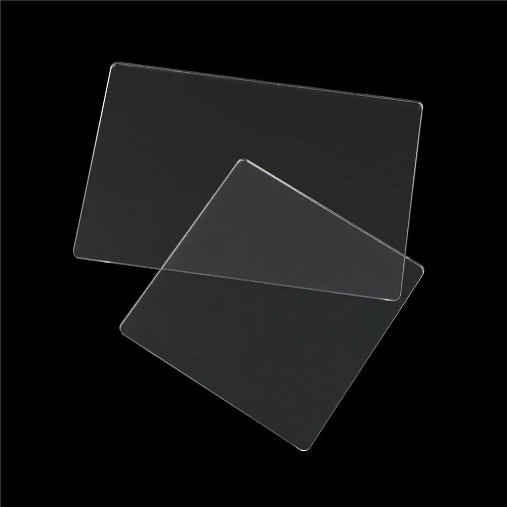 Livraison directe taille S/L parfait acrylique Transparent argile poterie Sculpture outil établi plaque de pression argile outils