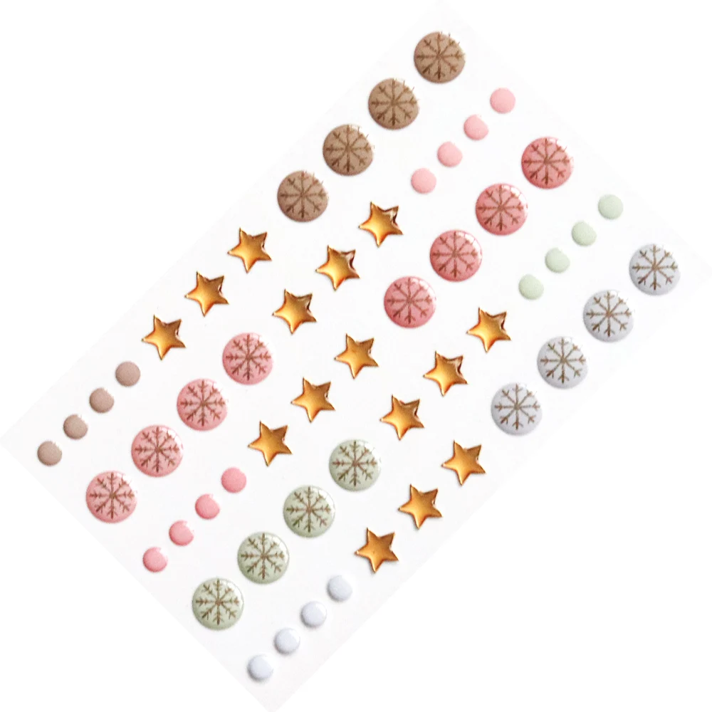 Creative Path Enamel Dots Sprinkles Resin Epoxy Stickers Self Adhesive Crafts Embellishments Scrapbooking Card Making Decoration