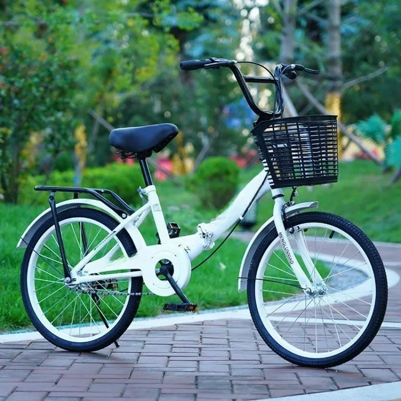 AliExpress smvp Adult Bicycle Junior High School Students 18/20/22 Inch Folding Bicycle For Primary And Secondary