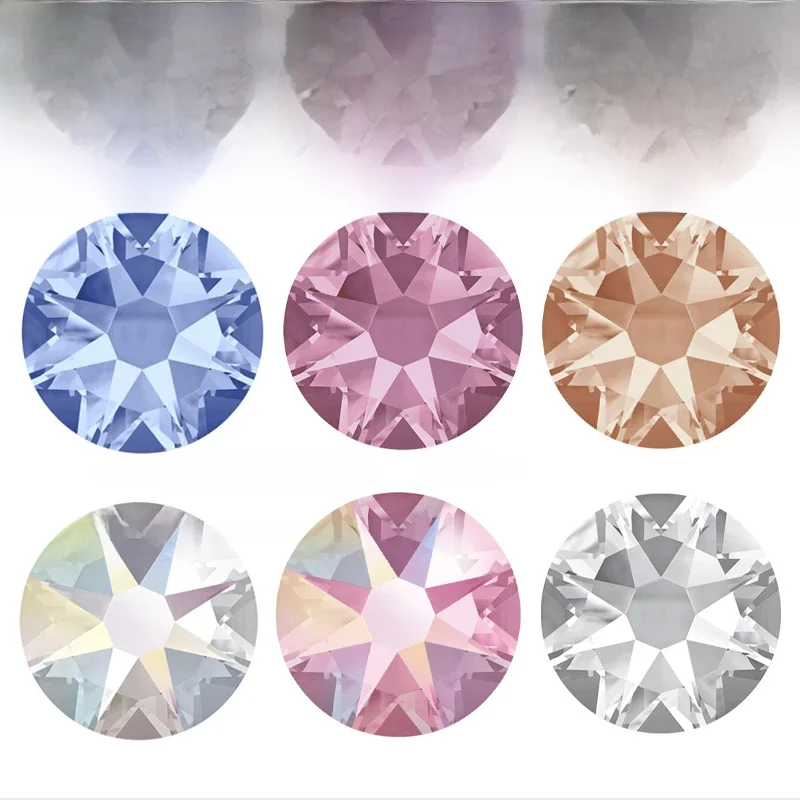 VDD Non Fix 2088 8 Big 8 petits strass pour Nail Art cristal dans les fleurs pierres à ongles strass et décorations diamant bricolage