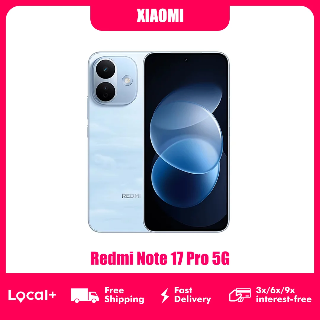 Redmi Note 17 Pro 5G 6,83' 1,5K CrystalRes AMOLED-Display 8340mAh Akku Leistungsstarker Snapdragon ®   6s Gen 4