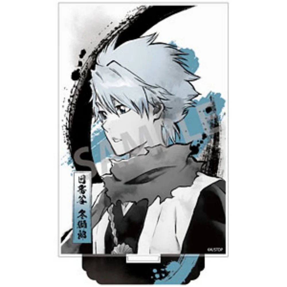 Anime Bleach Acrylic Stand Figure Ichigo Kurosaki Rukia Hitsugaya Sumi-e Ink Style Model Desk Plate Decor Gift keychain view 6