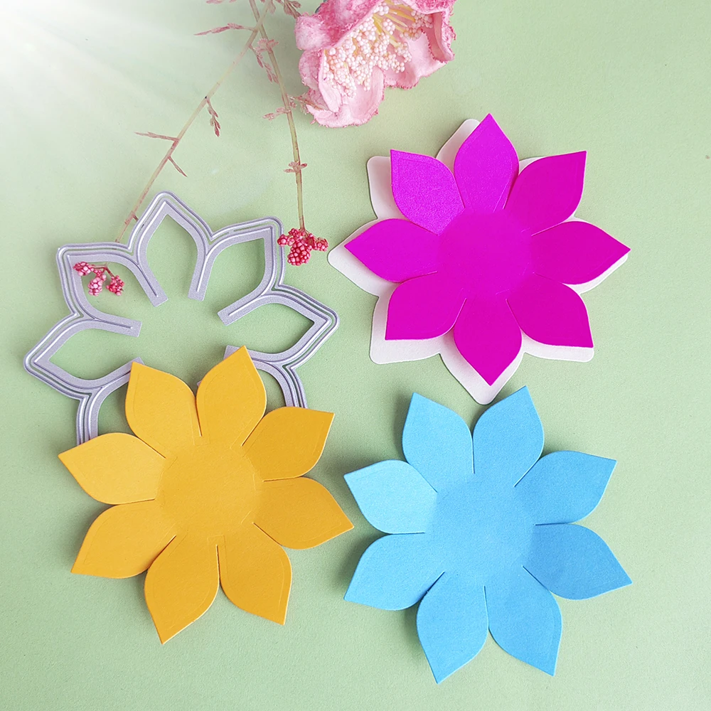 beautiful flowers cutting dies for English letters, scrapbooks, reliefs craft stamps, photo album puzzl